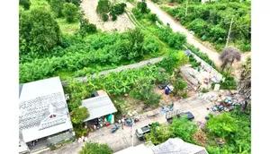 ขายที่ดินเปล่าหัวหิน หินเหล็กไฟ 105 ตร.ว. หมู่บ้านภูนภา แปลงสวย สี่เหลี่ยมผืนผ้า