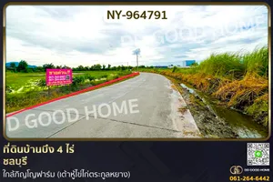 NY-964791 ที่ดินบ้านบึง 4 ไร่ ชลบุรี ใกล้ภิญโญฟาร์ม (เต้าหู้ไข่ไก่ตระกูลหยาง)
