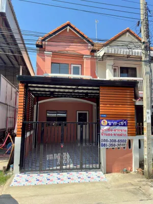 ขายทาวน์เฮ้าส์ 2 ชั้น หลังริม หมู่บ้านเทพารักษ์ กม. 25 คิงคอง ซอย 1 ขนาด 17.0 ตารางวา ใกล้นิคมอุตสาหกรรมบางพลี