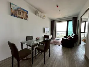 Call : 063-192-8465 Aeras Beachfront Condo Jomtien Pattaya ติดหาดจอมเทียน ห้องมุม 48 ตารางเมตร 2 ห้องนอนใหญ่ วิวทะเล ตกแต่งครบตามรูป