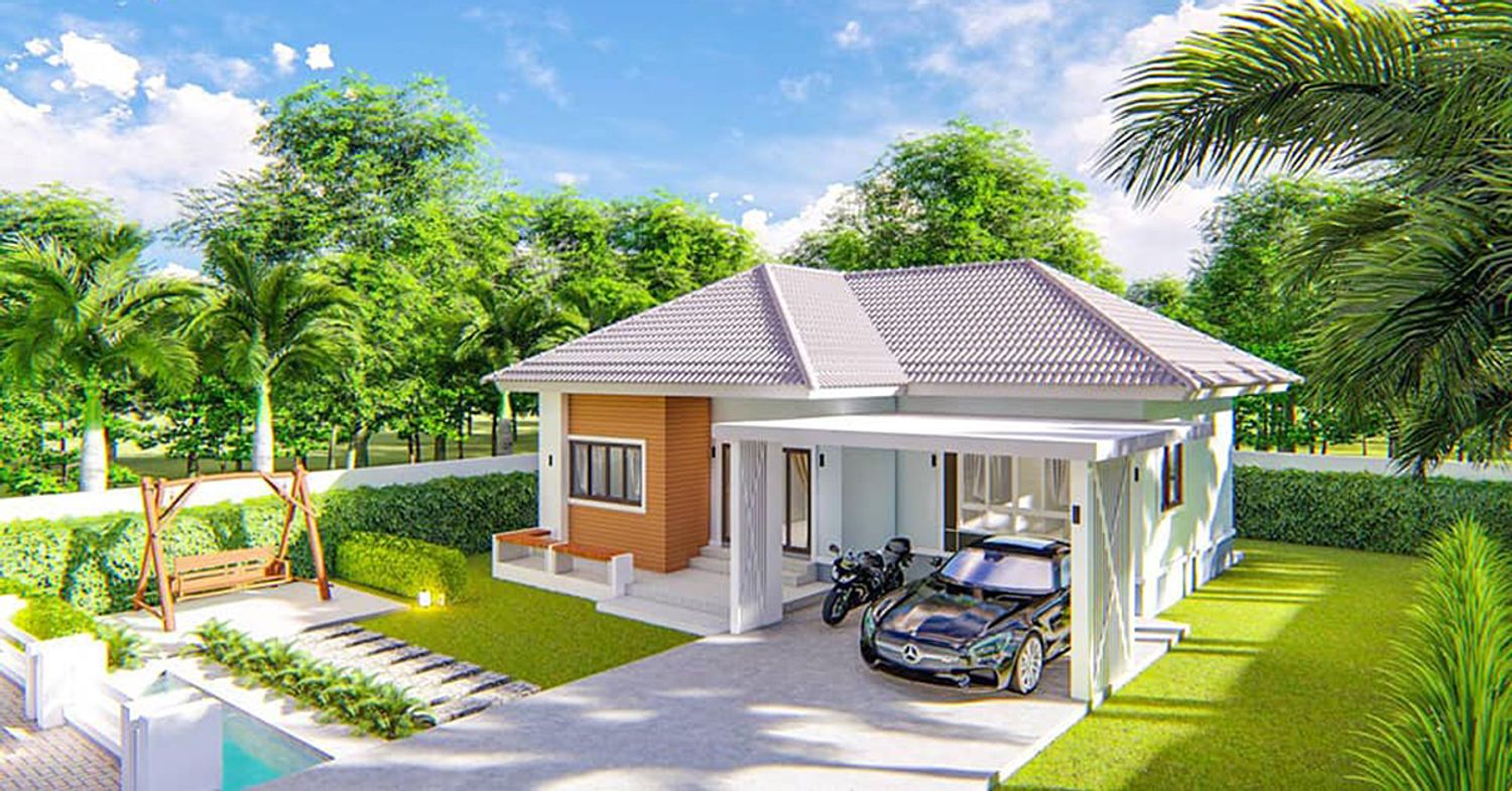 บ้านเดี่ยวชั้นเดียว Type B ในโครงการ เดอะ โคลเวอร์ ริช, ภาพที่ 4