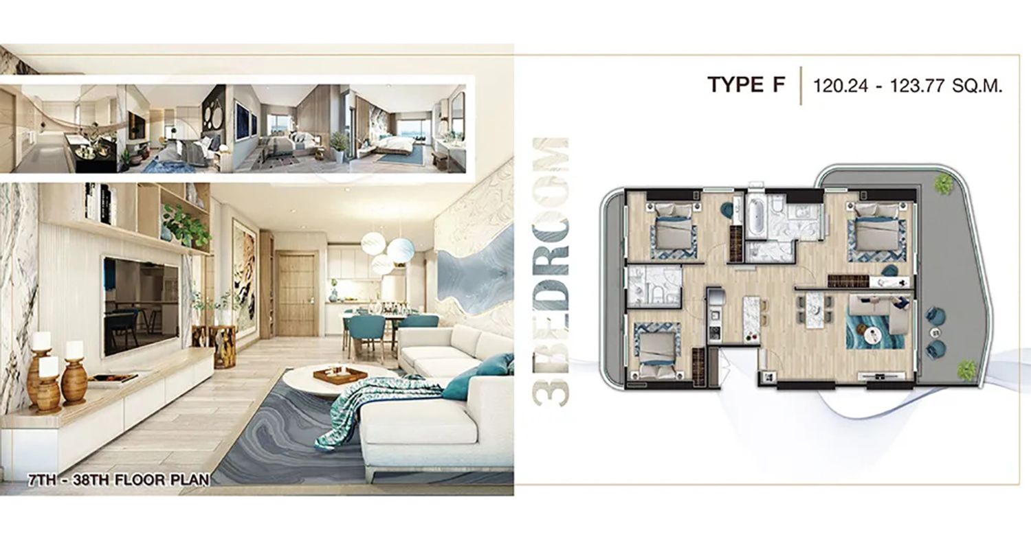 3 Bedrooms ในโครงการ เดอะ ซิมโฟนี่ บางพระ ศรีราชา, ภาพที่ 4