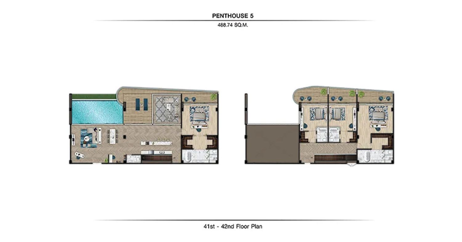 Penthouse ในโครงการ เดอะ ซิมโฟนี่ บางพระ ศรีราชา, ภาพที่ 4