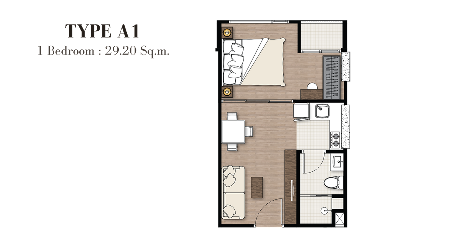 1 Bedroom ในโครงการ เดอะ เพรสซิเดนท์ จรัญ-แยกไฟฉาย สเตชั่น, ภาพที่ 4