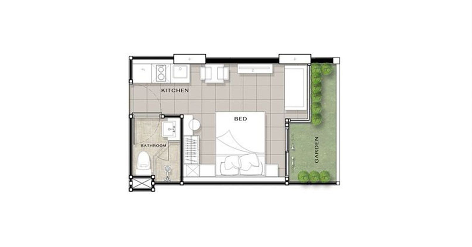 Studio ในโครงการ สยาม โอเรียนทัล สตาร์, ภาพที่ 4