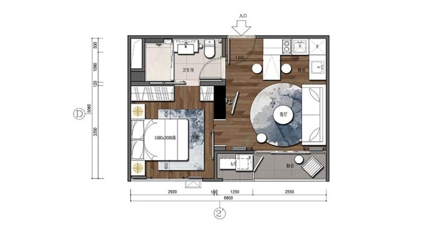 1 Bedroom ในโครงการ รามาดา พัทยา เม้าน์เท่นเบย์, ภาพที่ 4