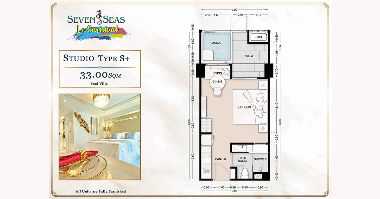 Studio ในโครงการ เซเว่น ซีส์ เลอ คาร์นิวัล, ภาพที่ 4