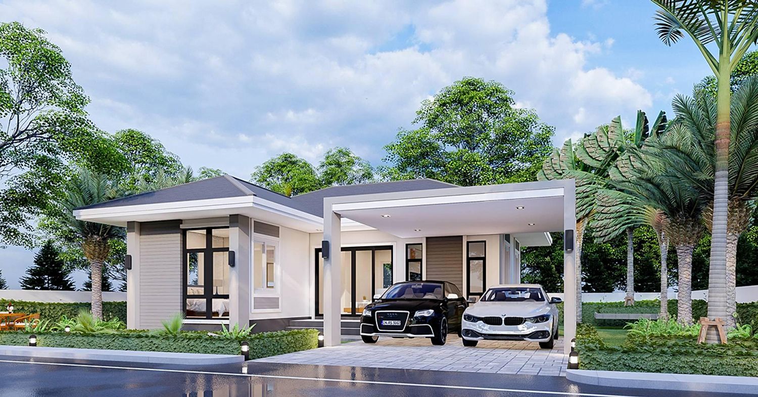 บ้านเดี่ยวชั้นเดียว Type B ในโครงการ พิมพ์ศิริ โมเดิร์นวิลล์, ภาพที่ 4