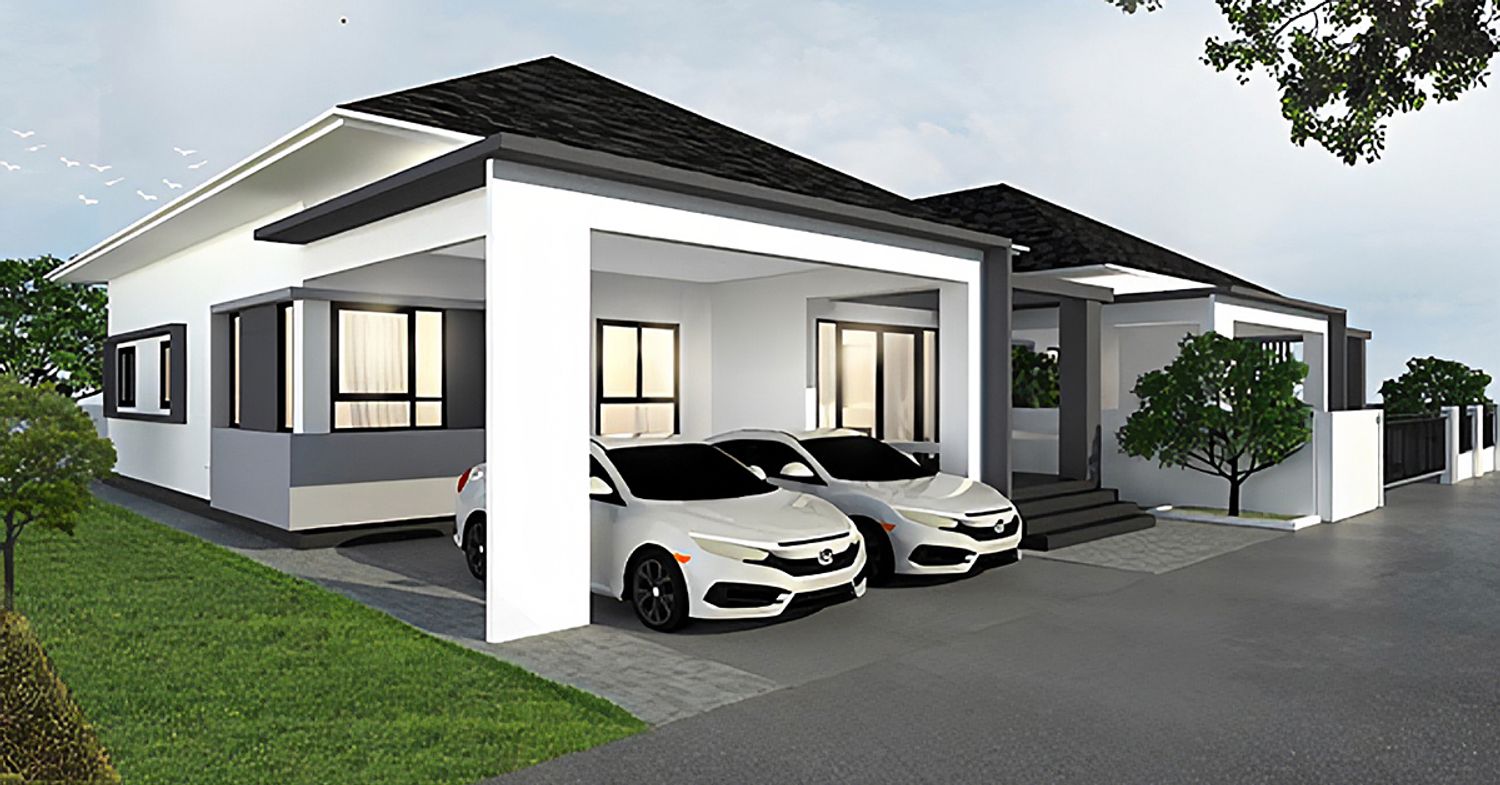 บ้านเดี่ยวชั้นเดียว A1 ในโครงการ บ้านสมประสงค์ซิตี้พาร์ค, ภาพที่ 4