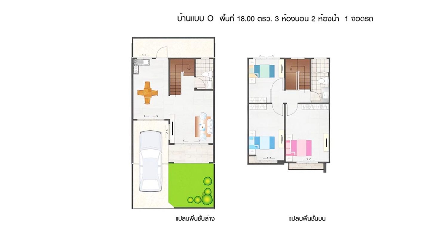 ทาวน์โฮมสองชั้น ในโครงการ บ้านพิศาล ลาดกระบัง, ภาพที่ 4
