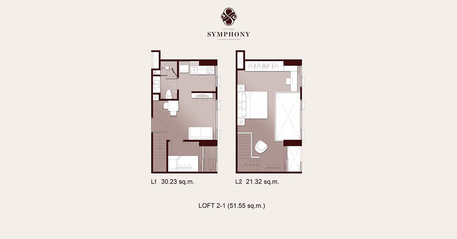 Loft ในโครงการ อัลติจูด ซิมโฟนี เจริญกรุง-สาทร, ภาพที่ 4
