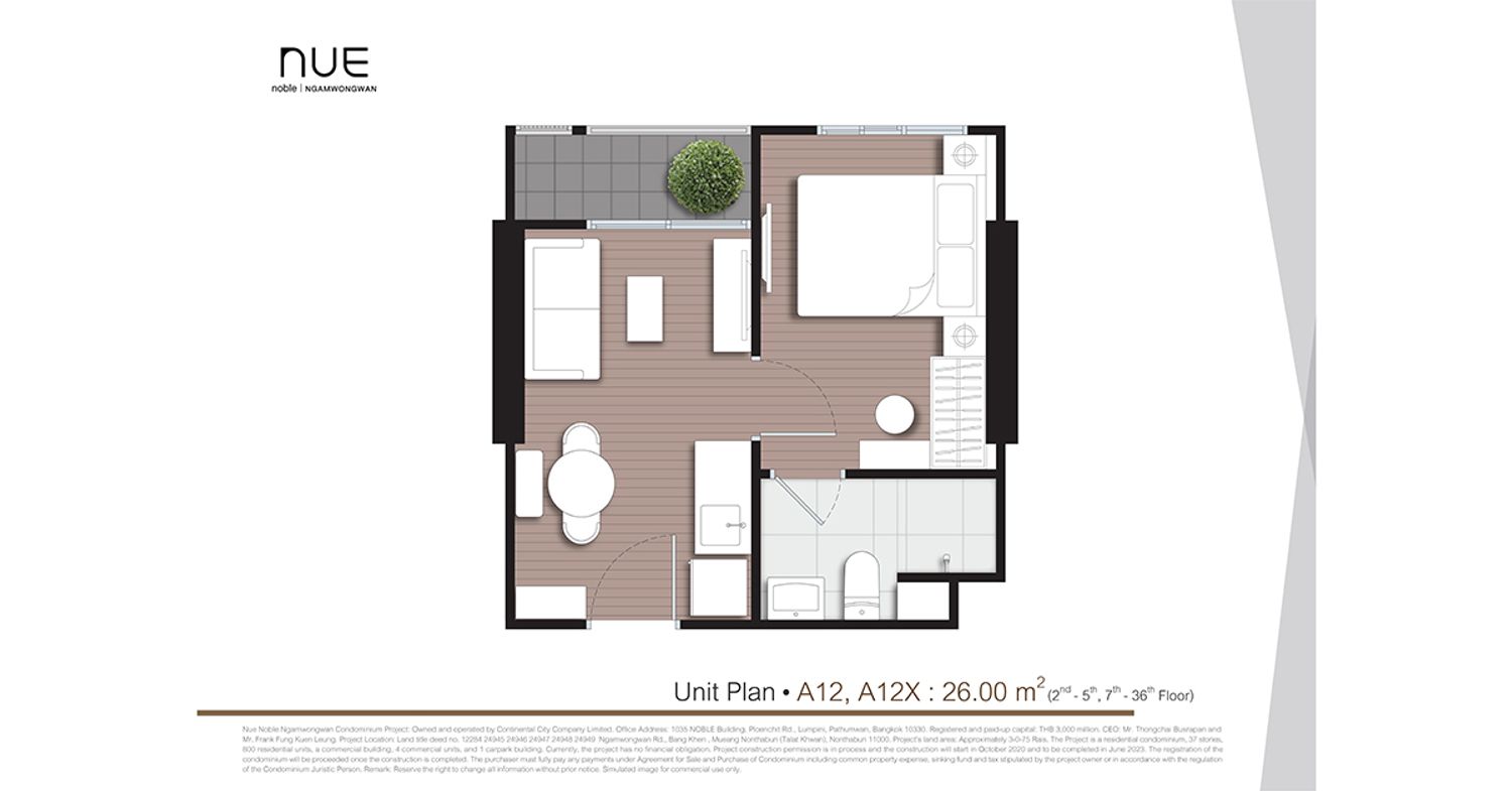 1 Bedroom ในโครงการ นิว โนเบิล งามวงศ์วาน, ภาพที่ 4