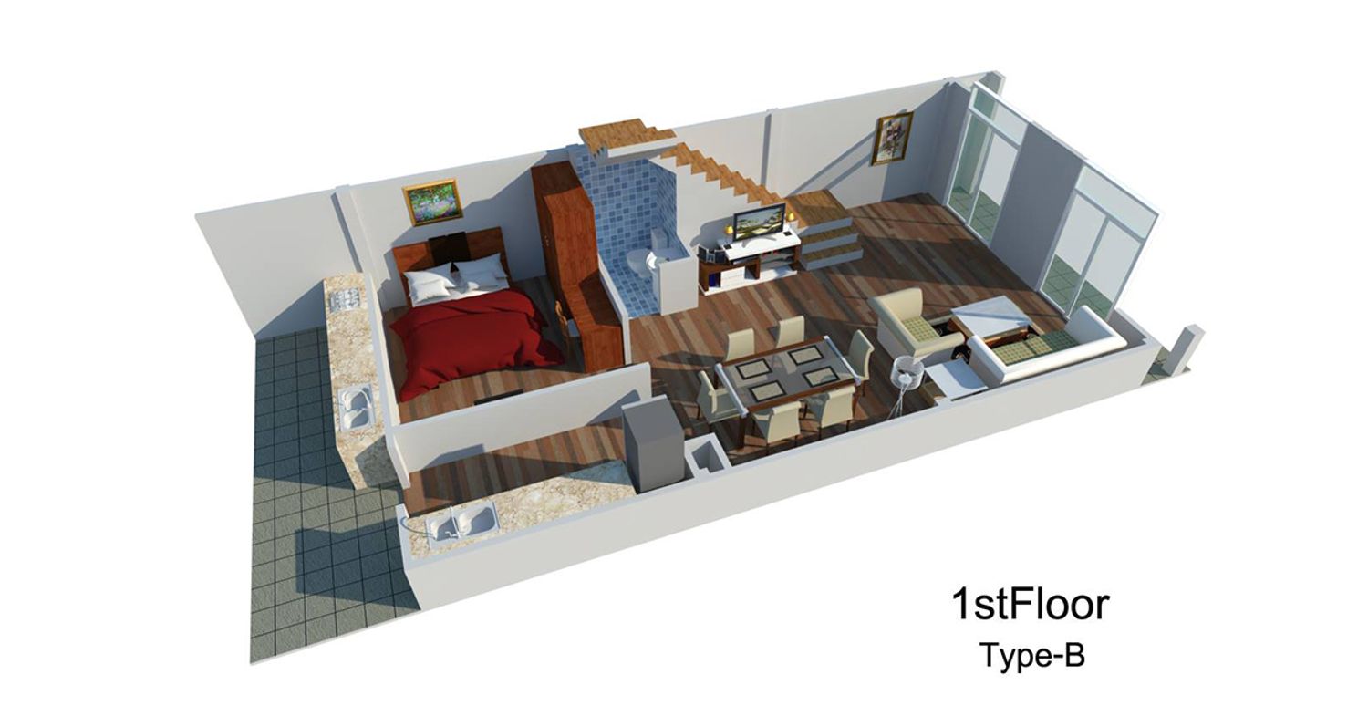Type B ในโครงการ พรีมิโอ ทาวน์โฮม, ภาพที่ 4