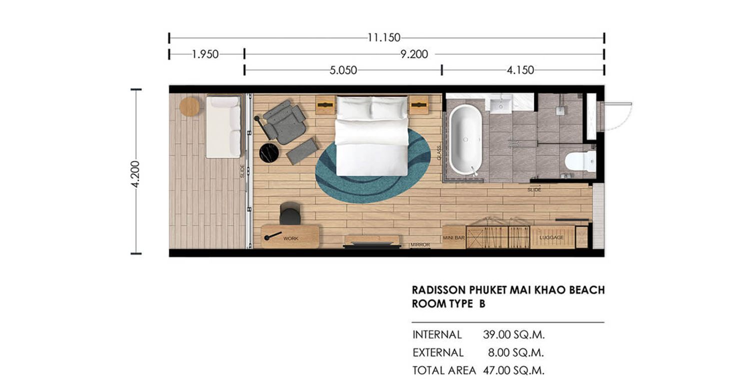 1 Bedroom ในโครงการ เรดิสัน ภูเก็ต ไม้ขาว บีช, ภาพที่ 4
