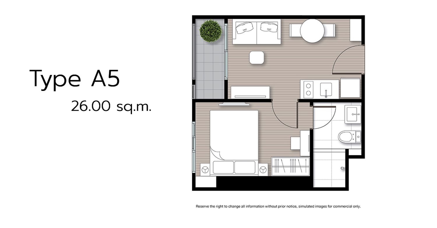1 Bedroom ในโครงการ นิว โนเบิล ไฟฉาย-วังหลัง, ภาพที่ 4