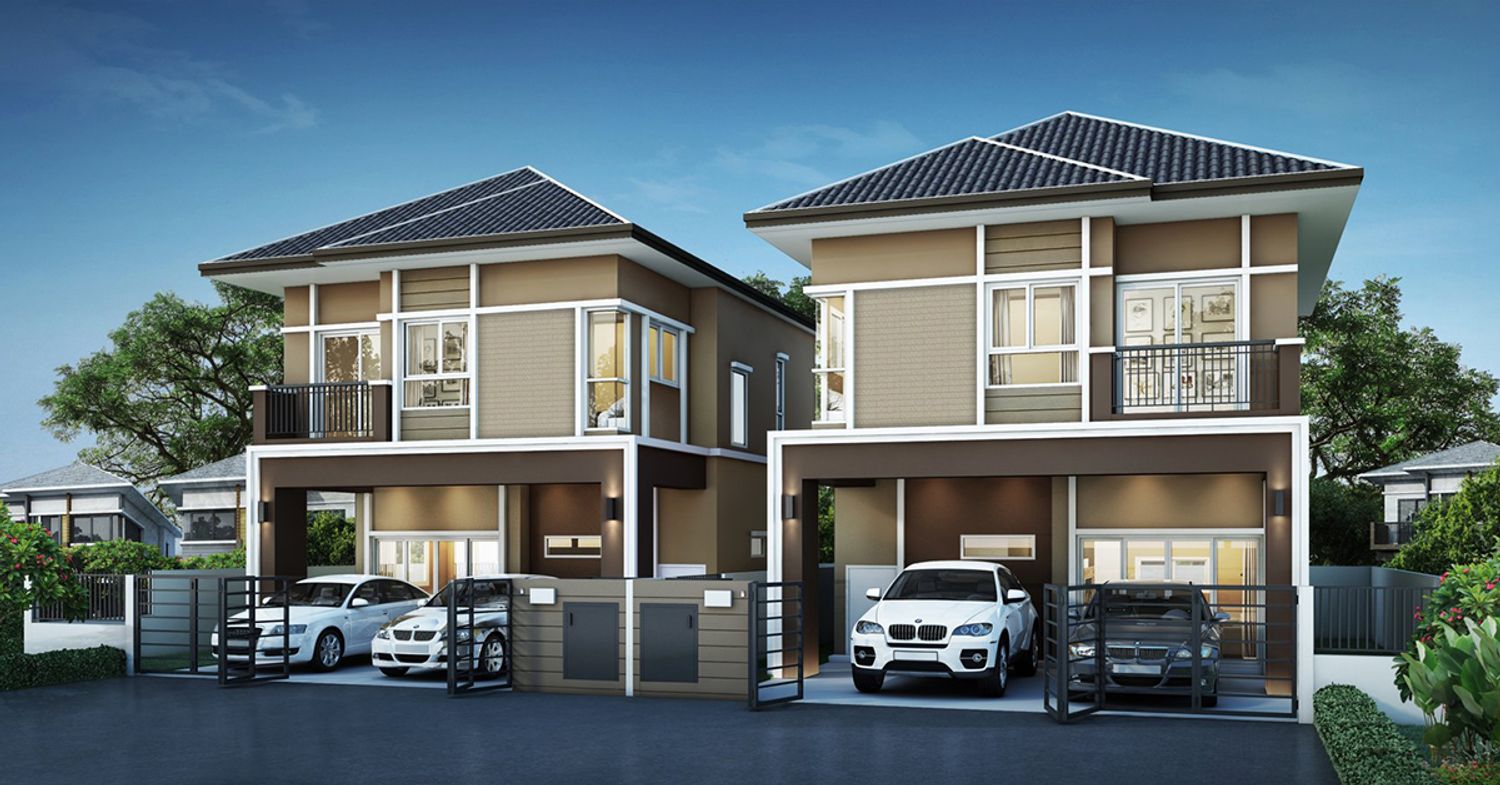 บ้านแฝดสองชั้น ในโครงการ บ้านมณฑล 8 เลียบคลองทวีวัฒนา, ภาพที่ 4