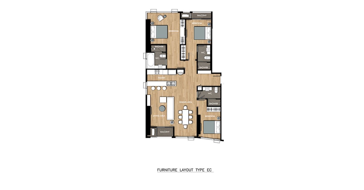 Penthouse ในโครงการ เดอะ คราวน์ เรสซิเดนซ์, ภาพที่ 4