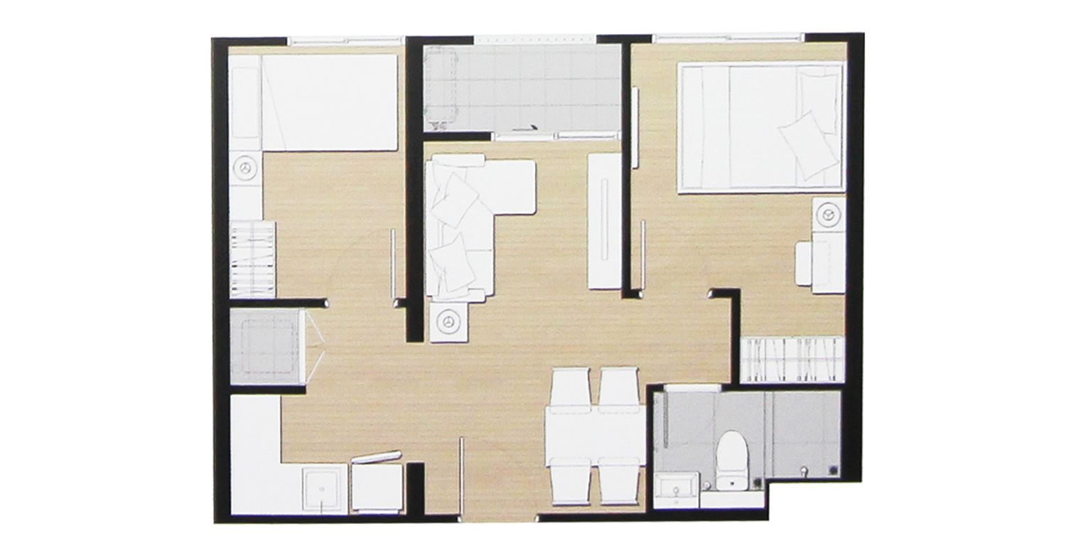 1 Bedroom ในโครงการ เดอะ ไพรเวซี่ พระราม 9, ภาพที่ 4