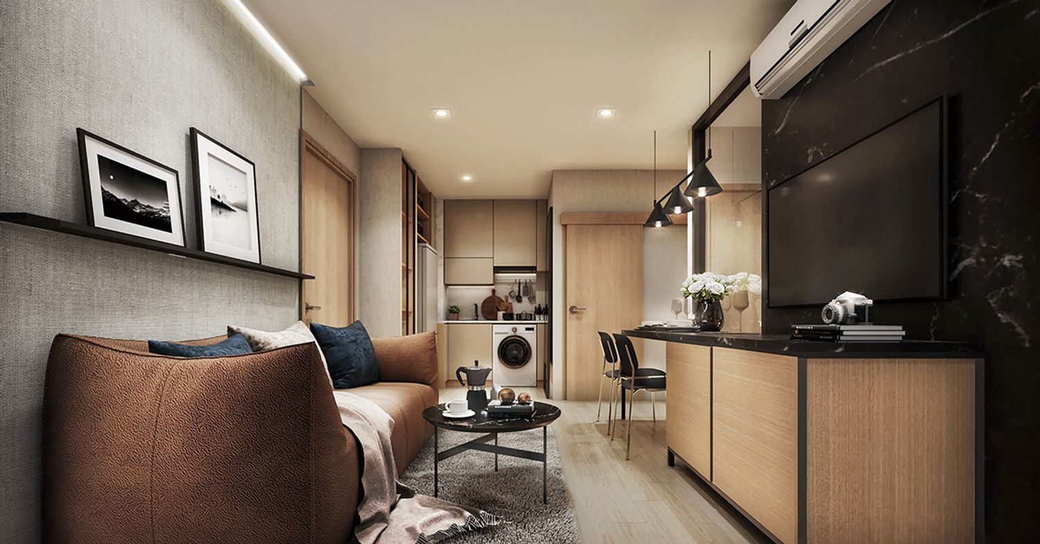 1 Bedroom ในโครงการ เดอะ ลิฟวิ่น รามคำแหง, ภาพที่ 4