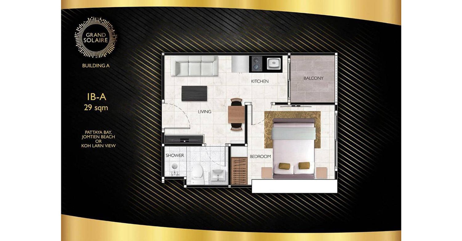 1 Bedroom ในโครงการ แกรนด์ โซแลร์, ภาพที่ 4