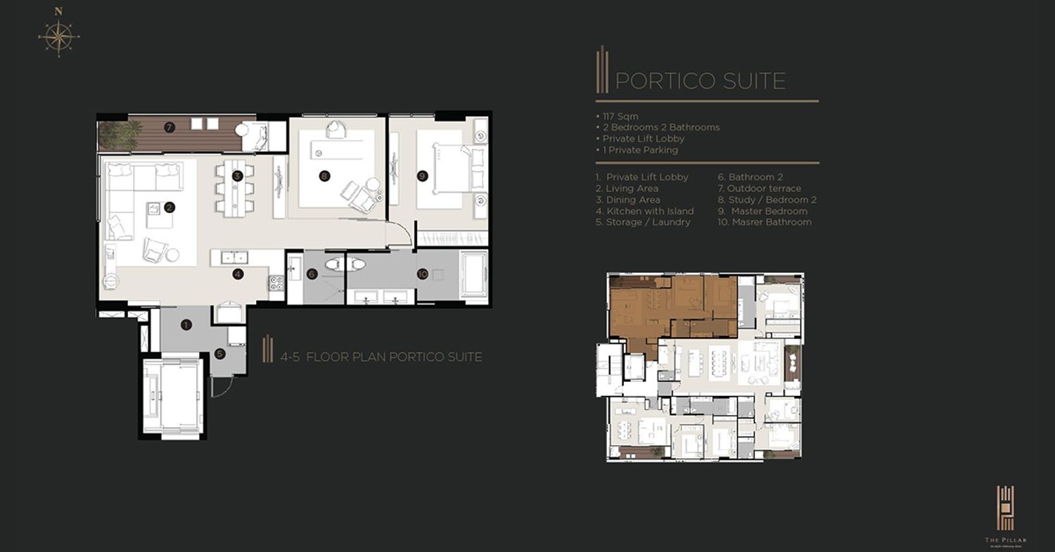 2 Bedroom ในโครงการ เดอะ พิลล่า, ภาพที่ 4
