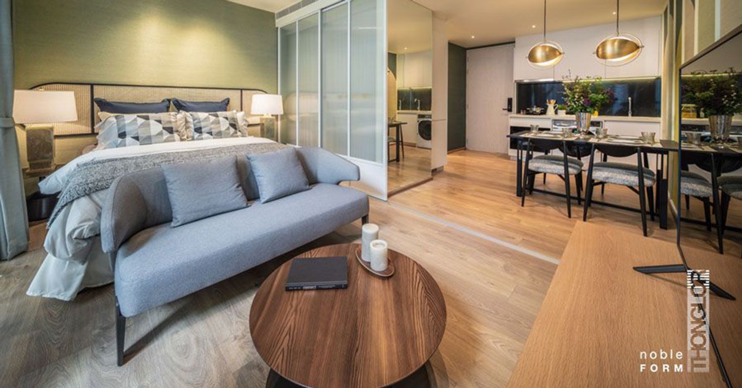 Simplex 1 Bedroom ในโครงการ โนเบิล ฟอร์ม ทองหล่อ, ภาพที่ 4