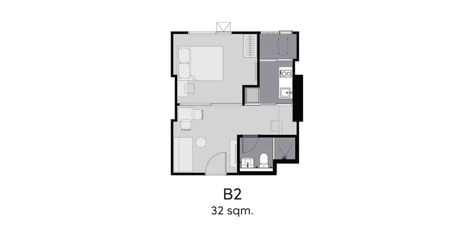 1 Bedroom ในโครงการ แอสปาย เอราวัณ ไพร์ม, ภาพที่ 4