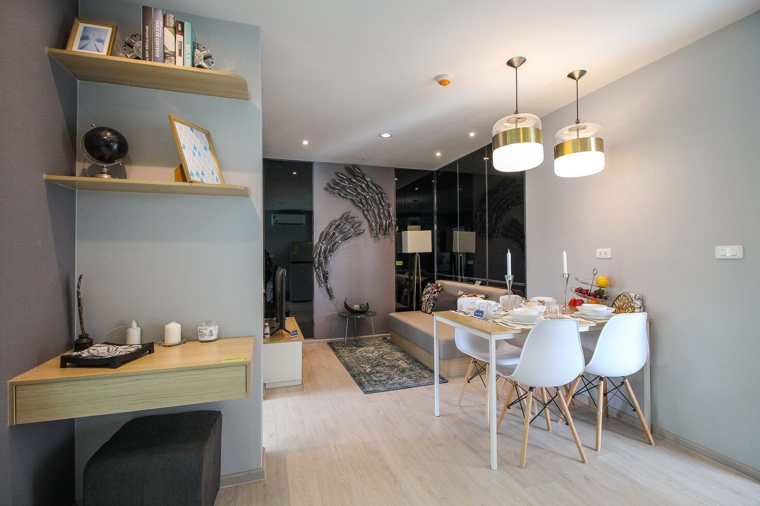 2 Bedroom Type C ในโครงการ เสนาคิทท์ บีทีเอส สะพานใหม่, ภาพที่ 4