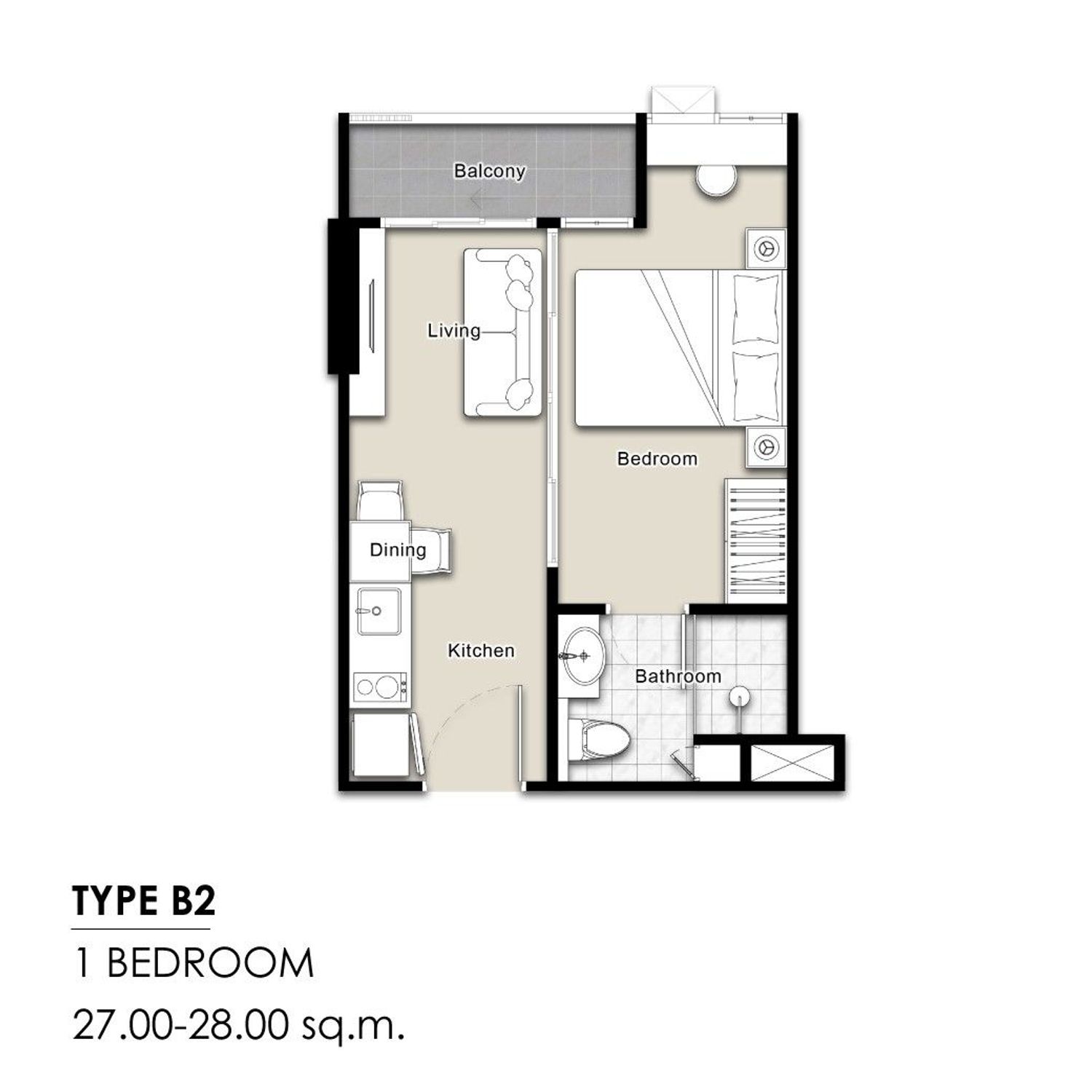 1 Bedroom ในโครงการ ไมร่า มอนเต้ หัวหิน 94, ภาพที่ 4