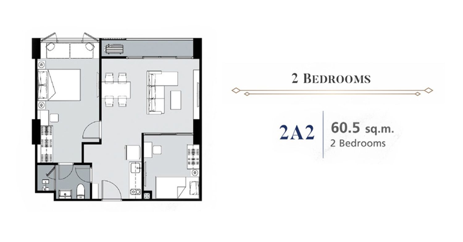 2 Bedroom ในโครงการ ศุภาลัย พรีเมียร์ สามเสน-ราชวัตร, ภาพที่ 4