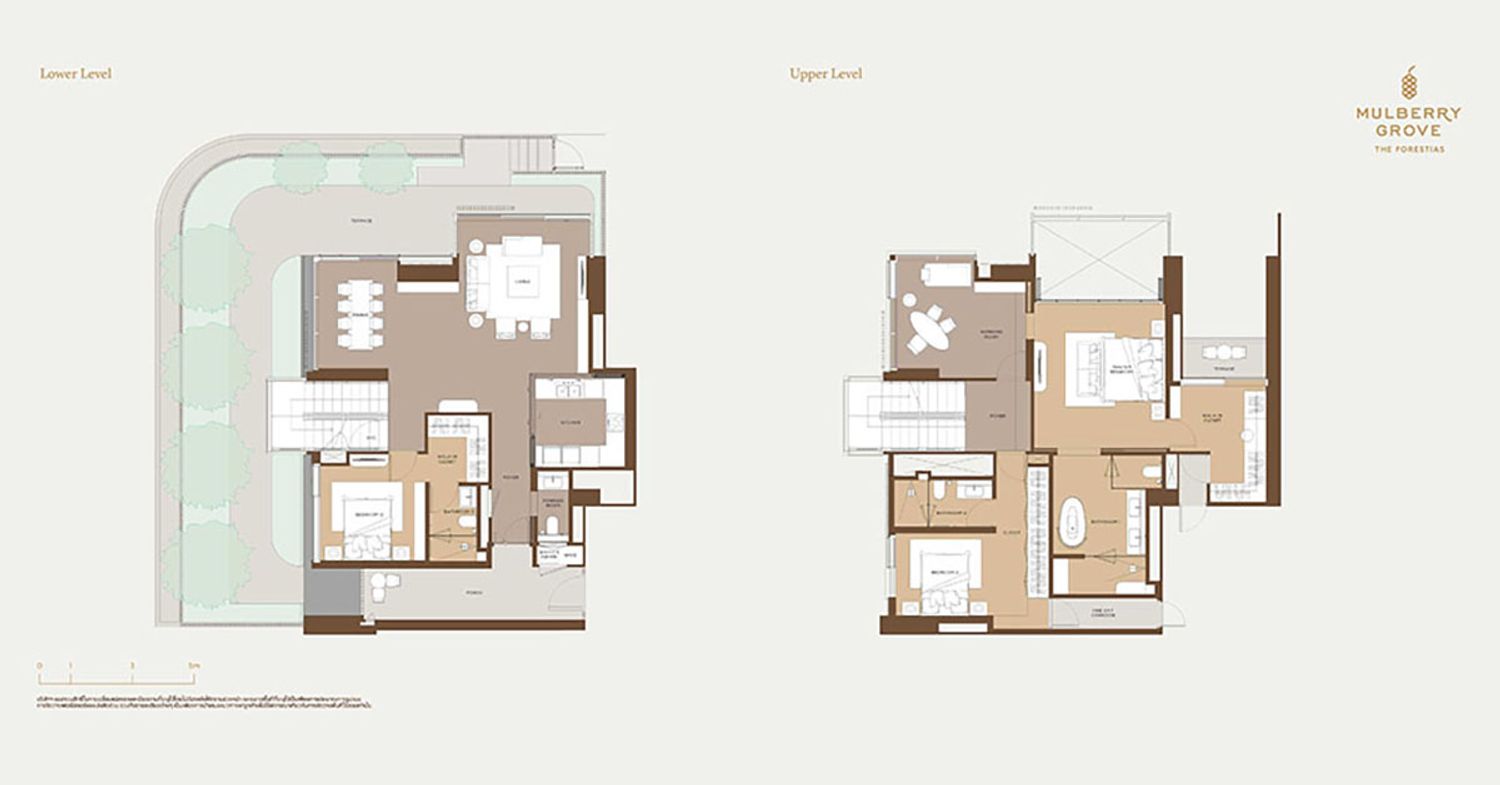 Duplex ในโครงการ มัลเบอร์รี่ โกรฟ เดอะ ฟอเรสเทียส์ คอนโดมิเนียม, ภาพที่ 4