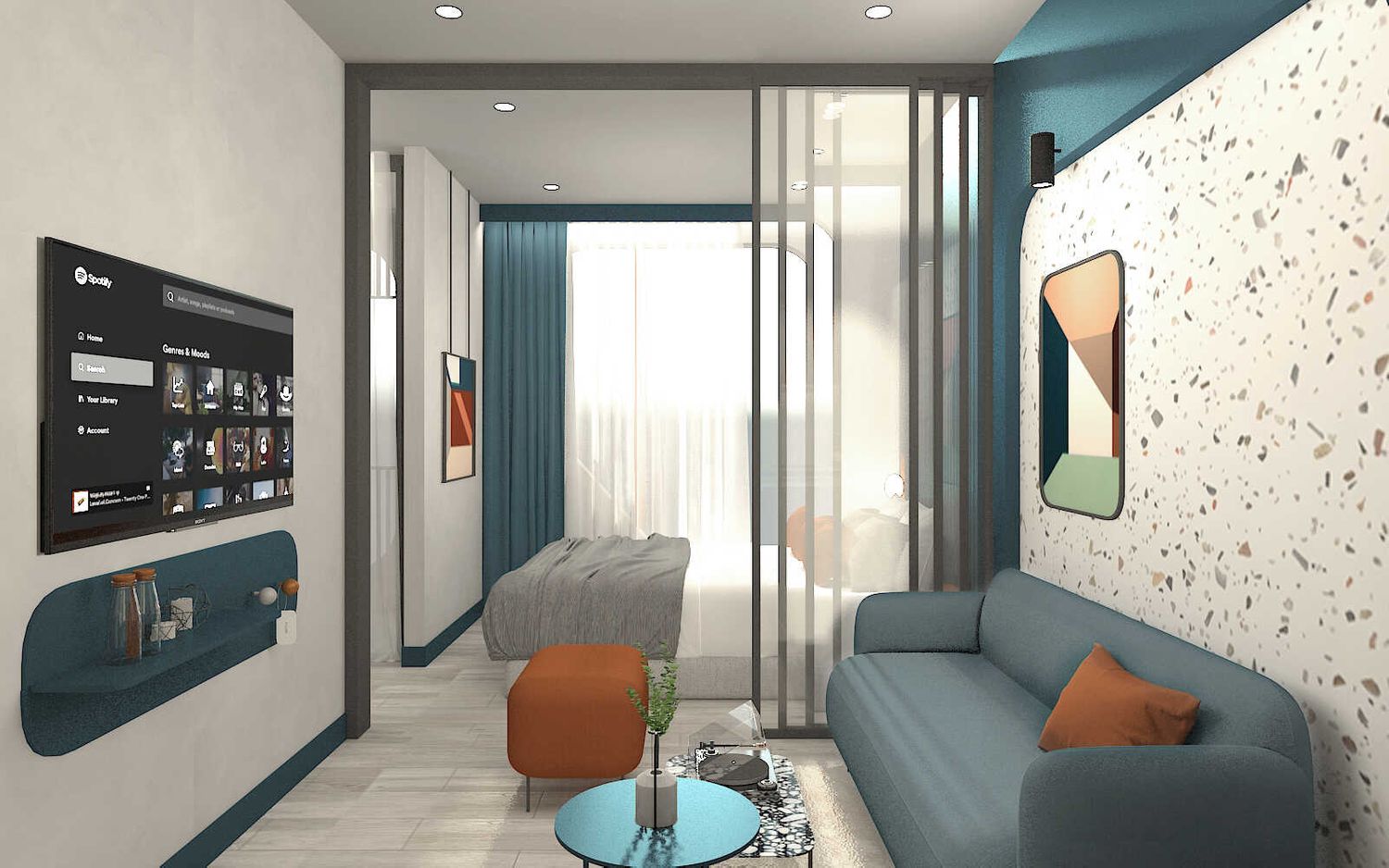 1 Bedroom ในโครงการ กรู๊ฟ มิวส์ รัชดา 7, ภาพที่ 4