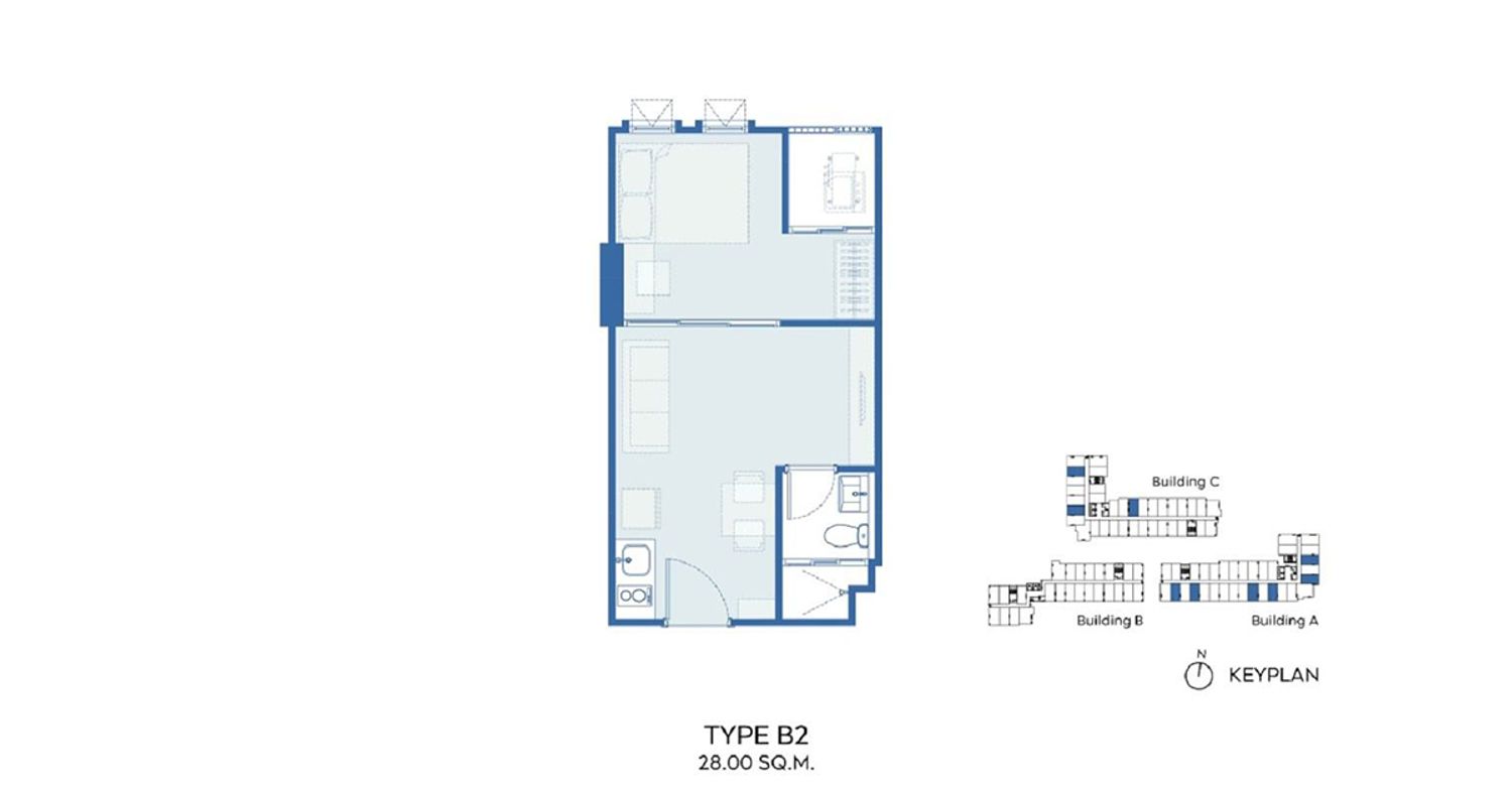 1 Bedroom ในโครงการ แอสปาย รัชโยธิน, ภาพที่ 4