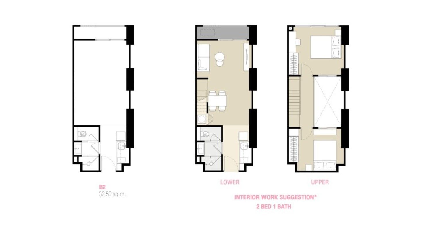 2 Bedroom ในโครงการ คัลเจอร์ จุฬา, ภาพที่ 4