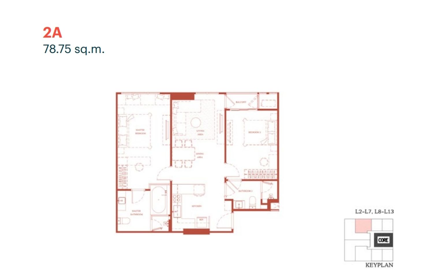 2 Bedroom ในโครงการ เวีย อารีย์, ภาพที่ 4