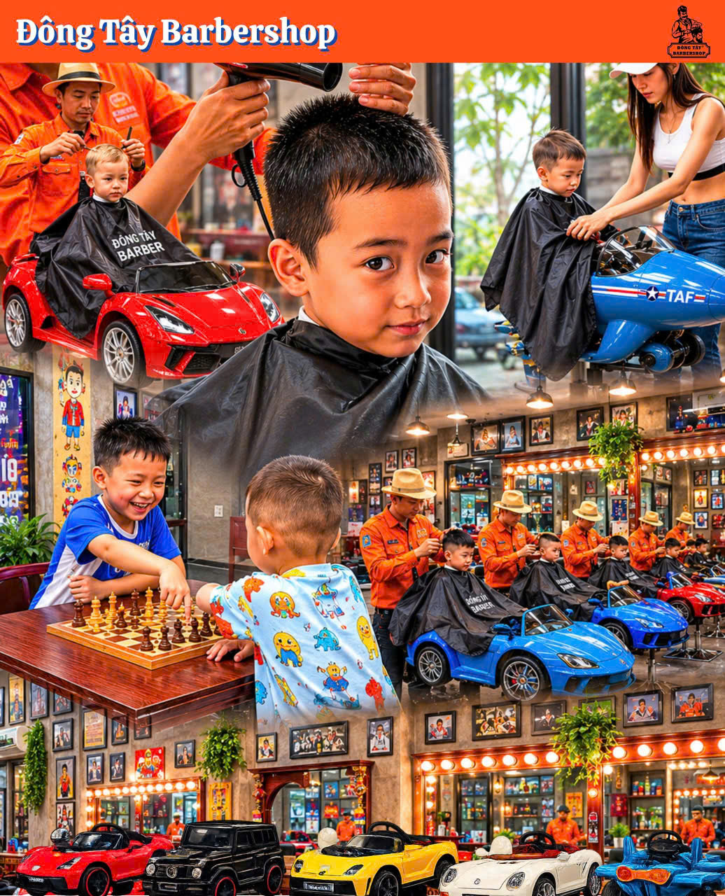 Đừng Để Điện Thoại Giữ Trẻ: Đông Tây Barbershop Ươm Mầm Trải Nghiệm Lành Mạnh Cho Bé