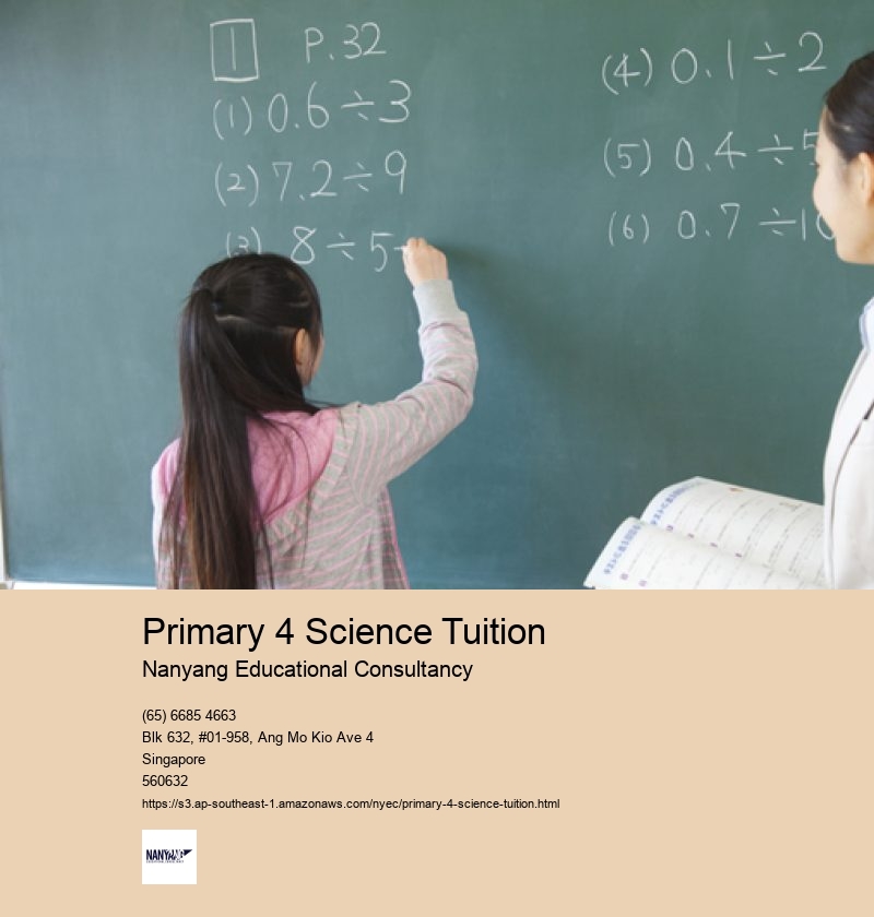 Primary 4 Science Tuition Nanyang Educational Consultancy Primary Science Tuition Singapore