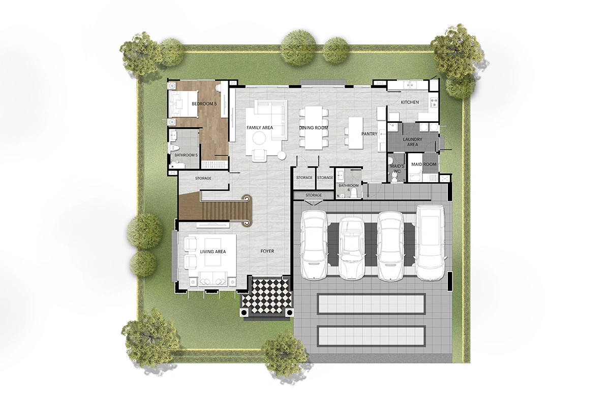 นาราสิริ บรมราชชนนี แบบบ้าน REGENT ชั้น 1