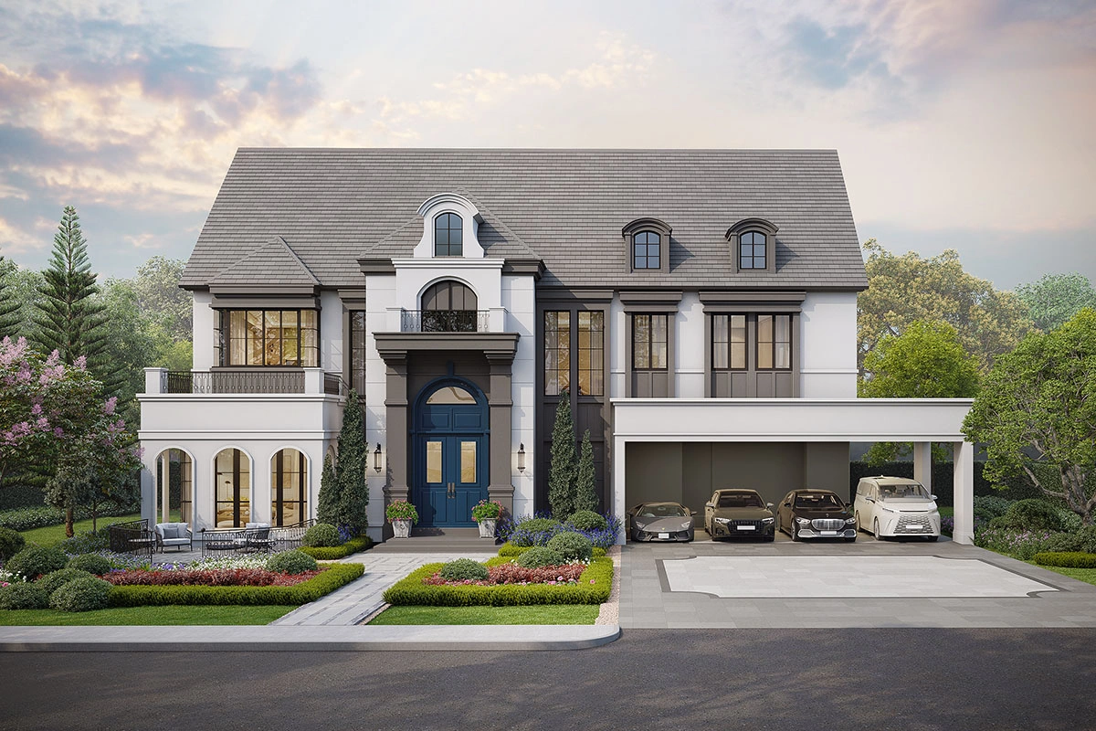 บ้านเดี่ยว นาราสิริ วิคตัวร์ กรุงเทพกรีฑา แบบบ้าน MANOIR NO.5 บ้านเดี่ยว นาราสิริ วิคตัวร์ กรุงเทพกรีฑา แบบบ้าน MANOIR NO.5