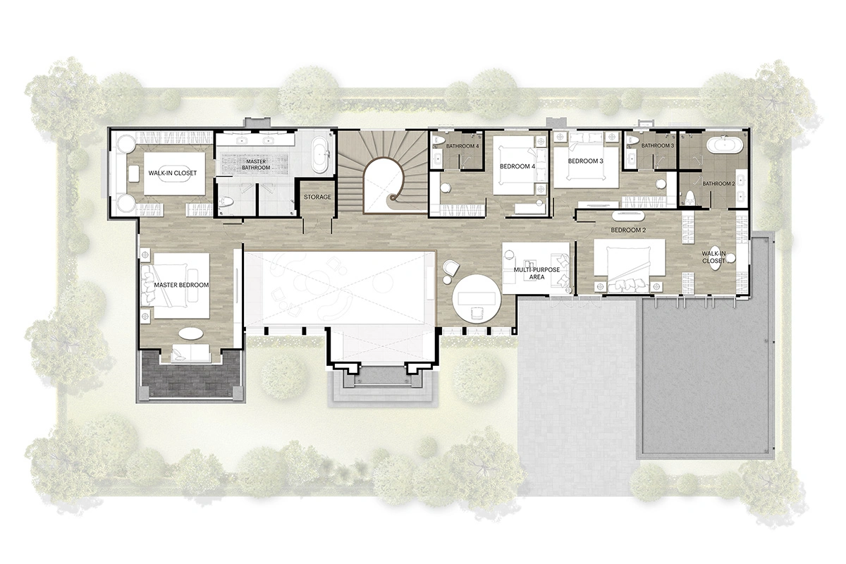 บ้านเดี่ยว นาราสิริ วิคตัวร์ กรุงเทพกรีฑา แบบบ้าน MANOIR NO.6 ชั้น 2 บ้านเดี่ยว นาราสิริ วิคตัวร์ กรุงเทพกรีฑา แบบบ้าน MANOIR NO.6 ชั้น 2