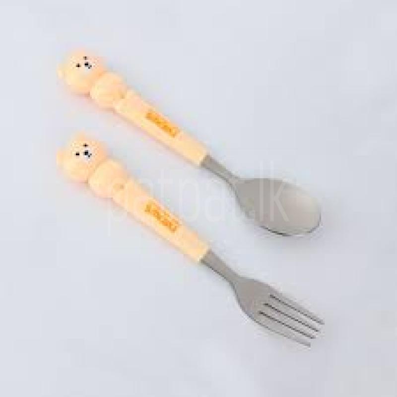 Teddy Design Fork & Spoon