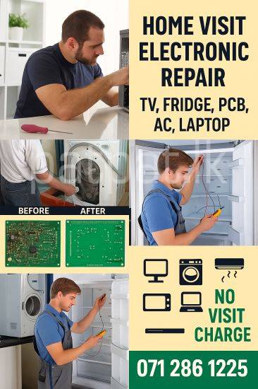TV, AC, Laptop, PCB Repair – Home Visit Free