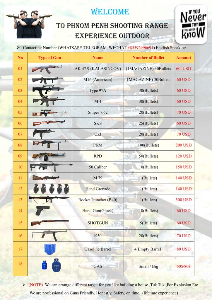 price list