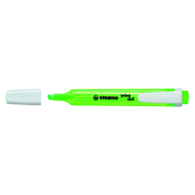 STABILO SWING COOL HIGHLIGHTER - GREEN (ANTI-DRY TECHNOLOGY)