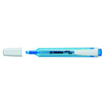 STABILO SWING COOL HIGHLIGHTER - BLUE (ANTI-DRY TECHNOLOGY)