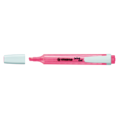 STABILO SWING COOL HIGHLIGHTER - RED (ANTI-DRY TECHNOLOGY)