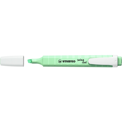 STABILO SWING COOL PASTEL HIGHLIGHTER - MINT (ANTI-DRY TECHNOLOGY)