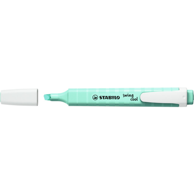 STABILO SWING COOL PASTEL HIGHLIGHTER - TURQUOISE (ANTI-DRY TECHNOLOGY)