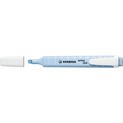 STABILO SWING COOL PASTEL HIGHLIGHTER - CLOUDY BLUE (ANTI-DRY TECHNOLOGY)