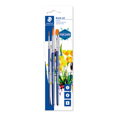 STAEDTLER SYNTHETIC BRUSH SET